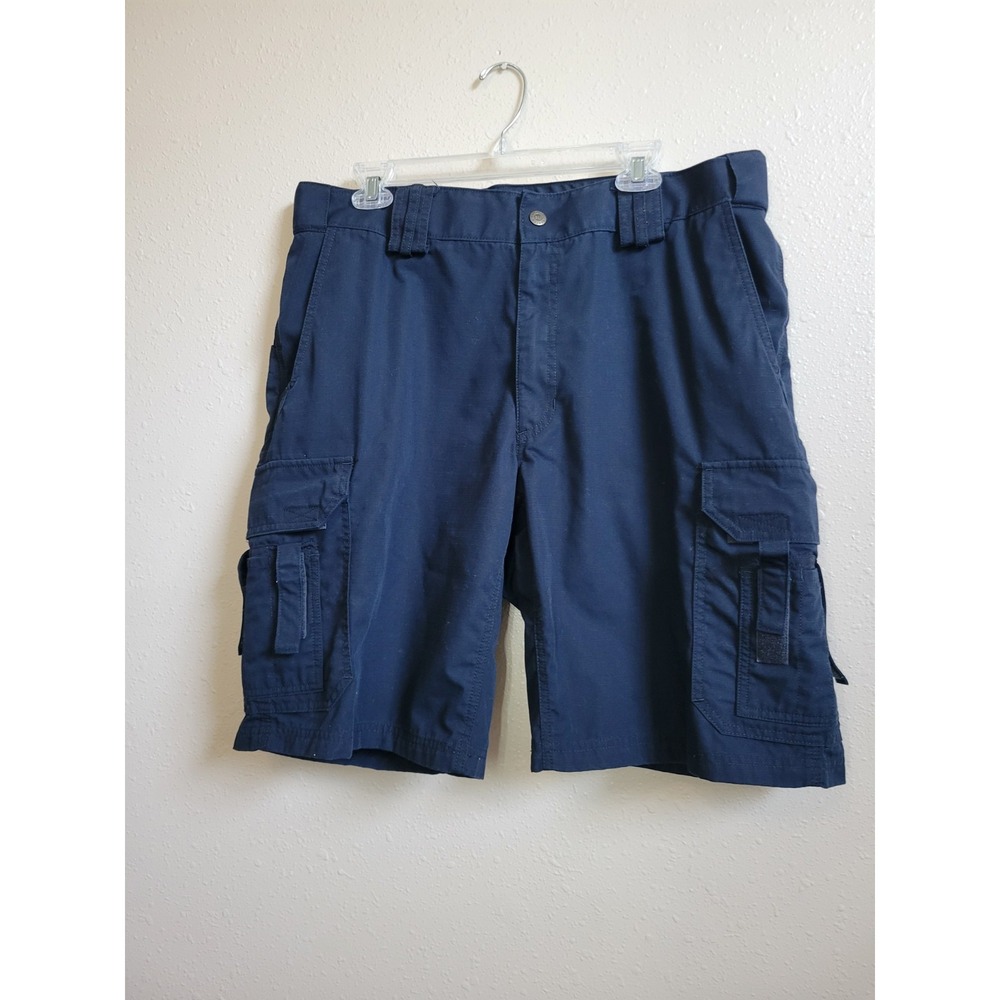 5.11 Tactical Taclite Pro Shorts Navy Blue‎ Men's Cargo Size 38